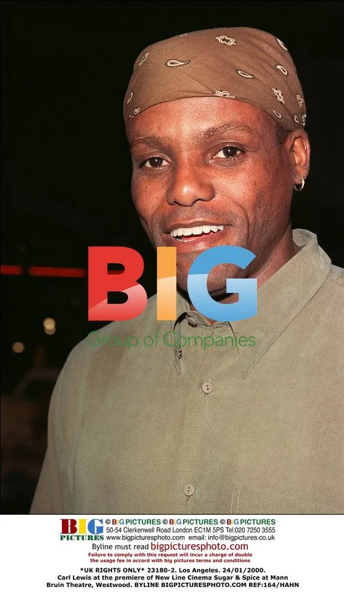 Carl Lewis at Sugar & Spice premiere