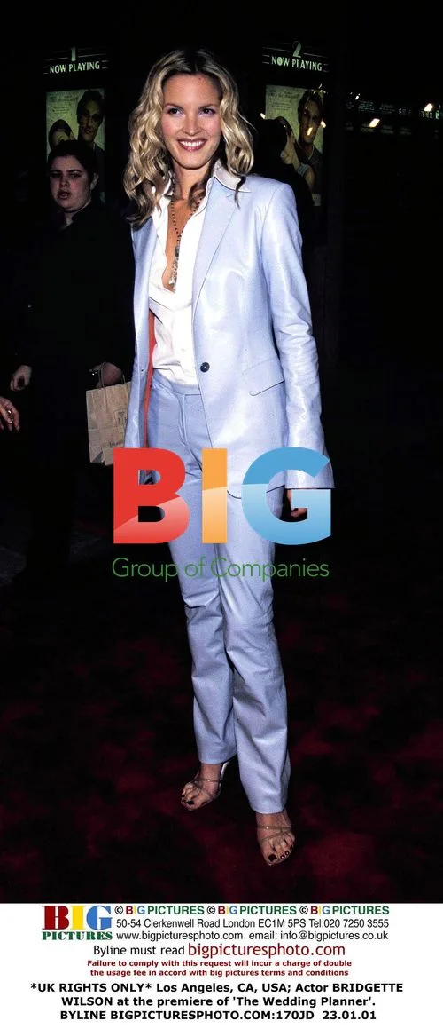 Bridgette Wilson at 'The Wedding Planner' premiere