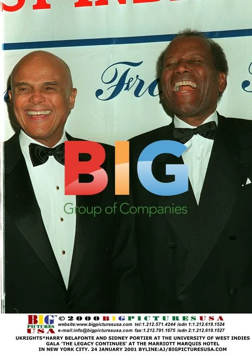 Harry Belafonte and Sidney Portier at University of West Indies Gala