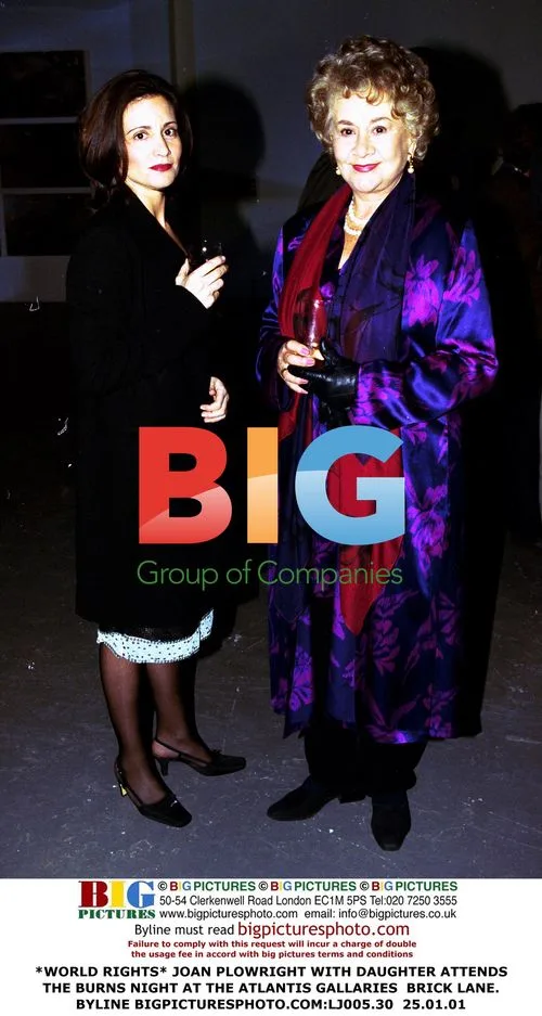 Joan Plowright and Daughter at Burns Night