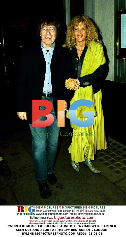 Bill Wyman and Partner at The Ivy, London