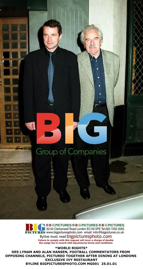 Des Lynam and Alan Hansen Dining Together