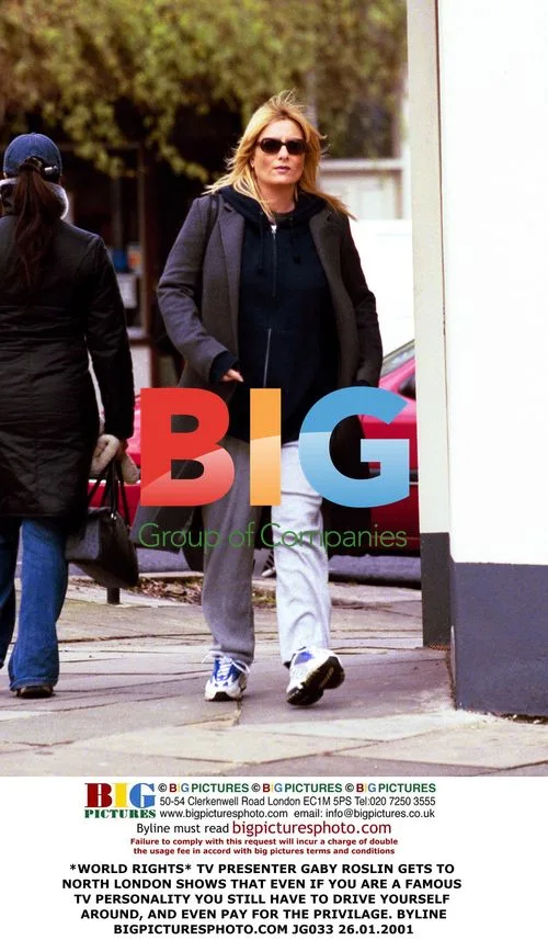 TV Presenter Gaby Roslin Drives Herself