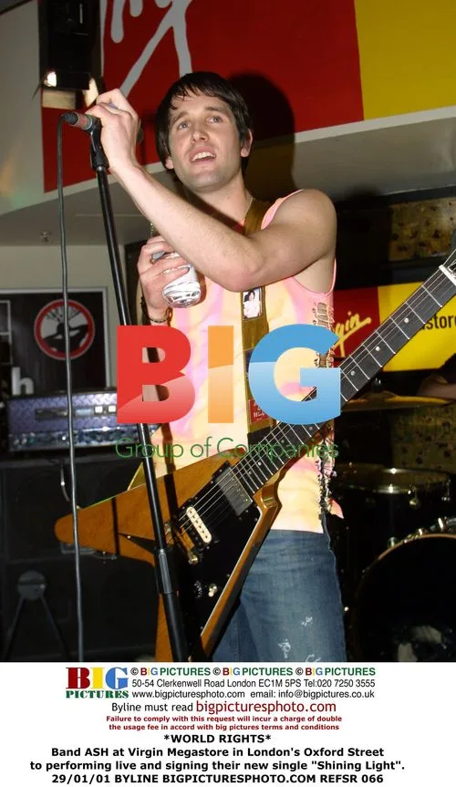Band ASH at Virgin Megastore in London