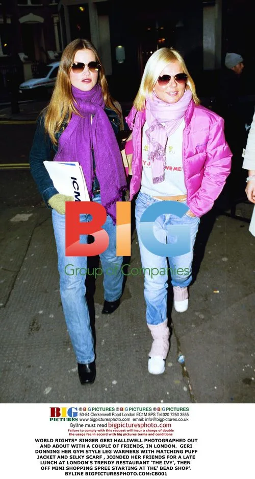 SINGER GERI HALLIWELL OUT AND ABOUT IN LONDON