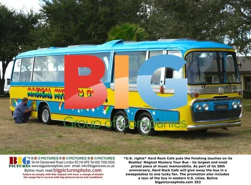 Hard Rock Cafe's Beatles Bus Giveaway