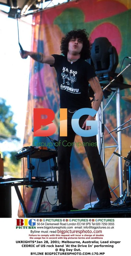 CEDRIC of 'At the Drive In' at Big Day Out