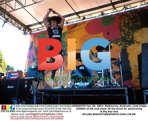 Cedric of At the Drive In at Big Day Out