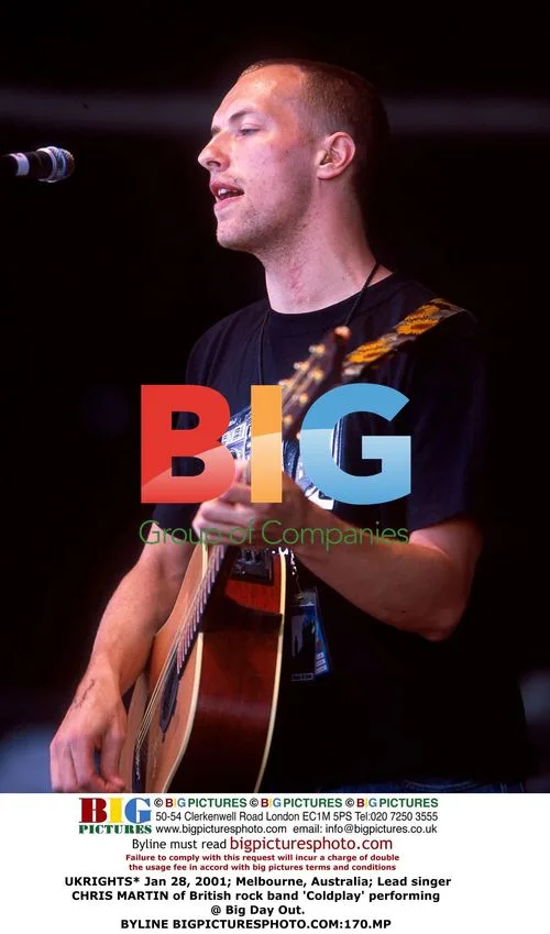 Coldplay's Chris Martin Performs at Big Day Out