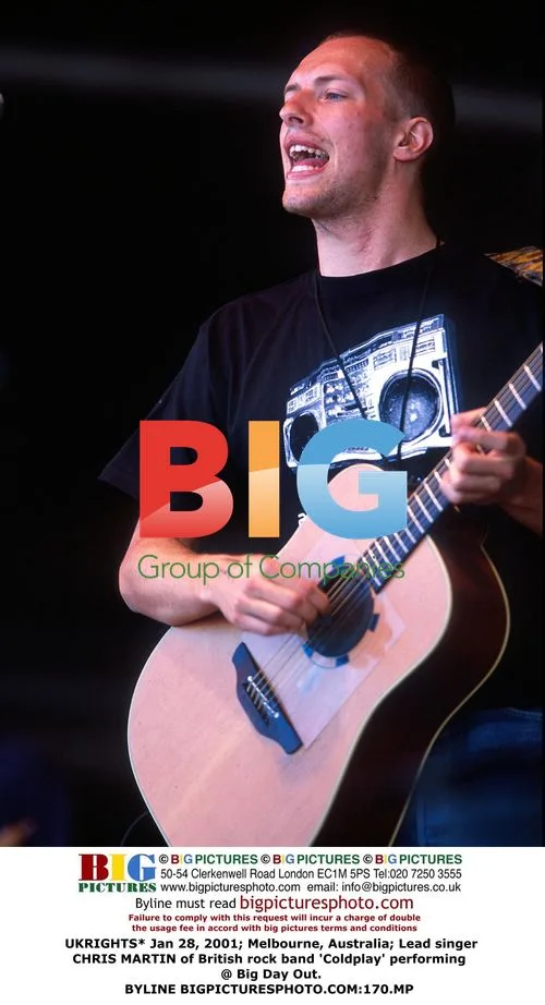Coldplay's Chris Martin performs at Big Day Out