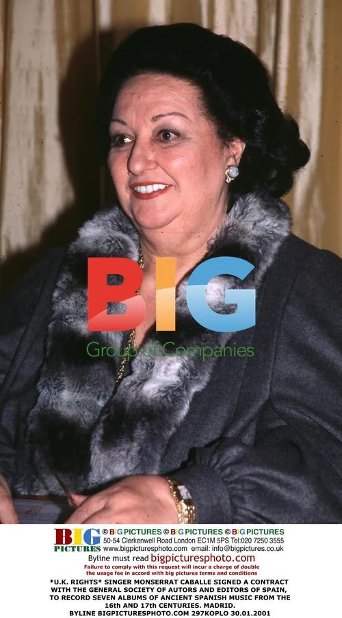 SINGER MONSERRAT CABALLE Signs Contract in Madrid