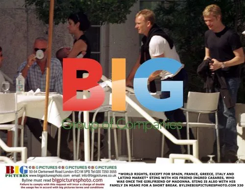 Sting and Friend Ingred Casares