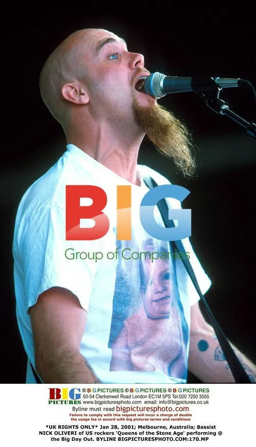 Nick Oliveri of Queens of the Stone Age at Big Day Out