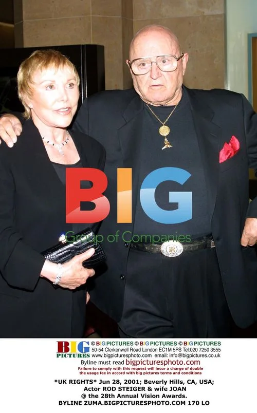 Rod Steiger and wife Joan at Vision Awards