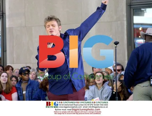 Backstreet Boy Nick Carter performs on the Today Show