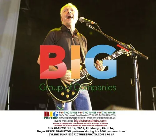 Peter Frampton Performs on 2001 Summer Tour