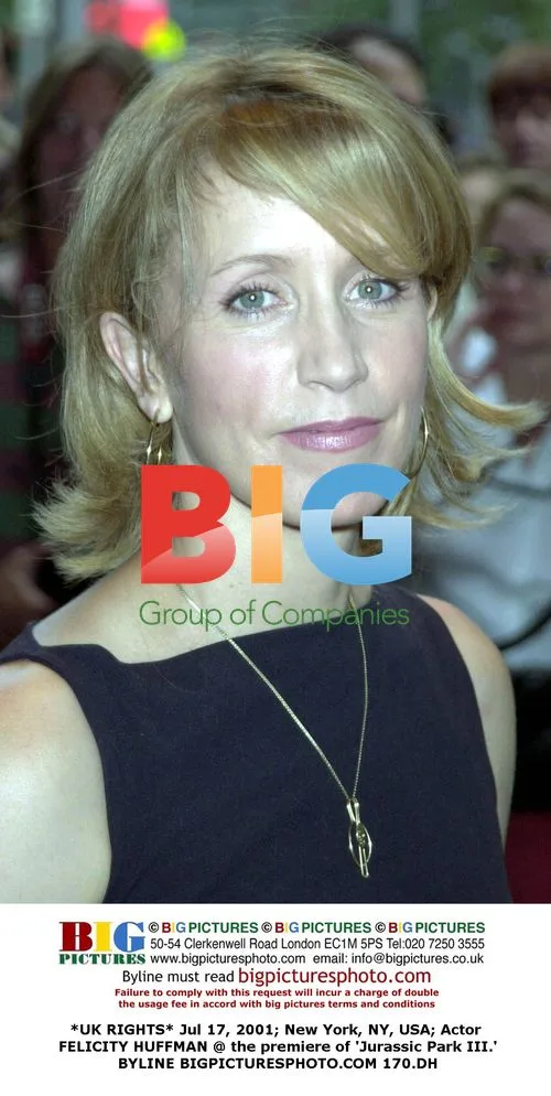 Felicity Huffman at 'Jurassic Park III' premiere