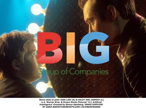 Jude Law & Haley Joel Osment in 'A.I. Artificial Intelligence'