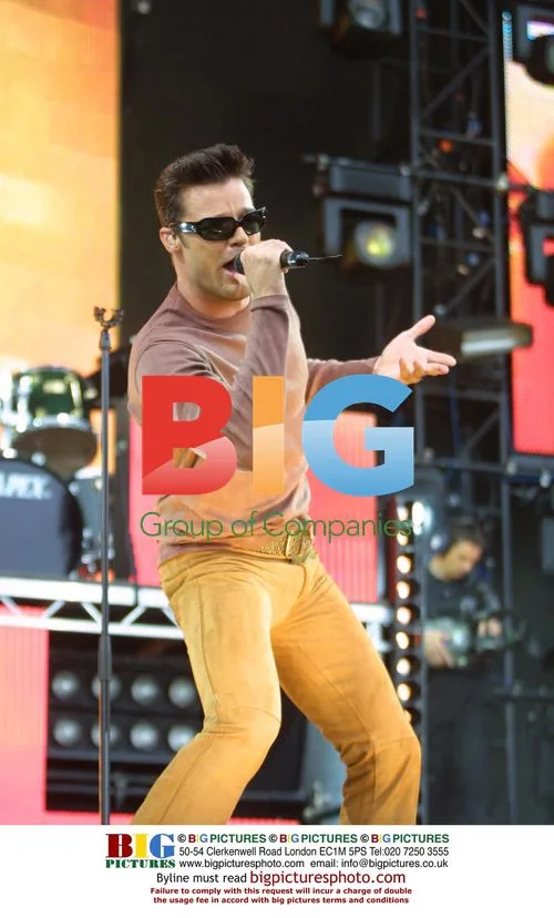 Ricky Martin performs live at Capitol Radio Party