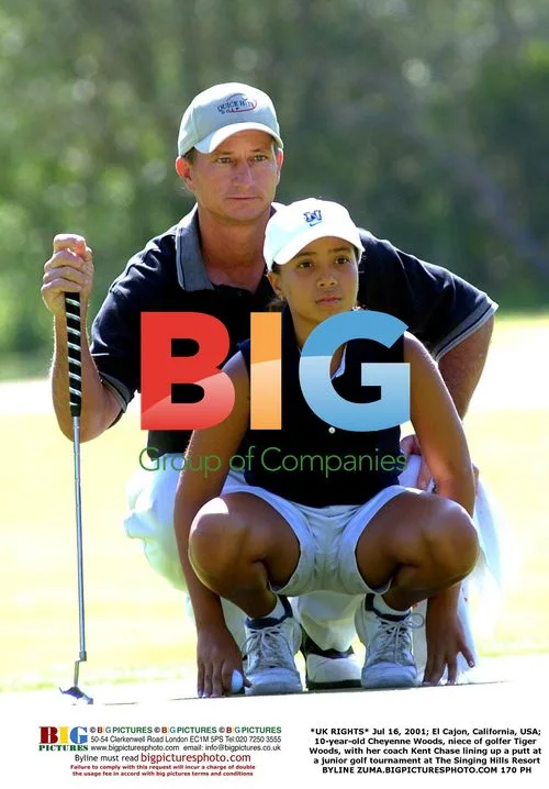 Cheyenne Woods Golfing with Coach