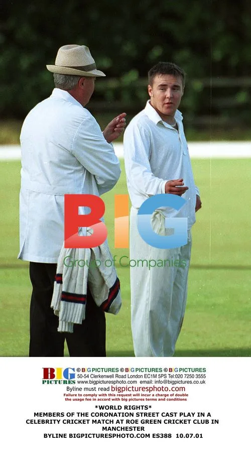 Coronation Street Cast at Cricket Match
