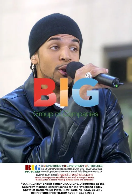 Craig David Performs at 'Weekend Today Show'