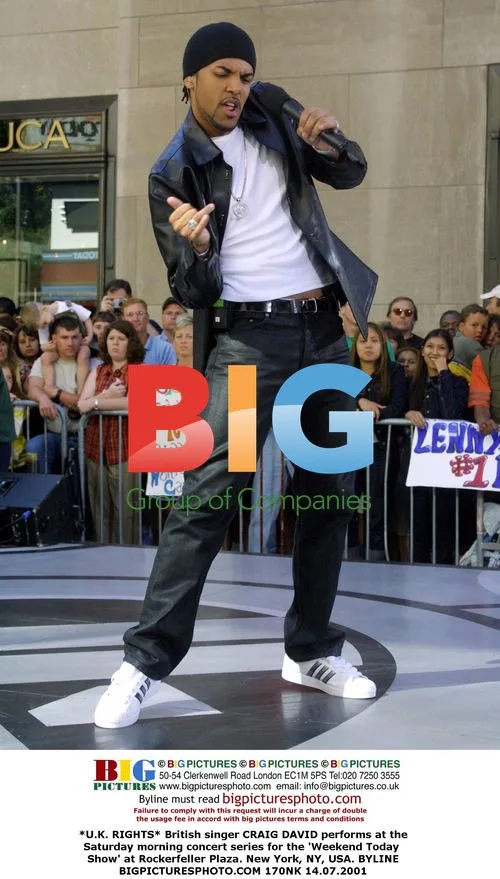 CRAIG DAVID at 'Weekend Today' concert