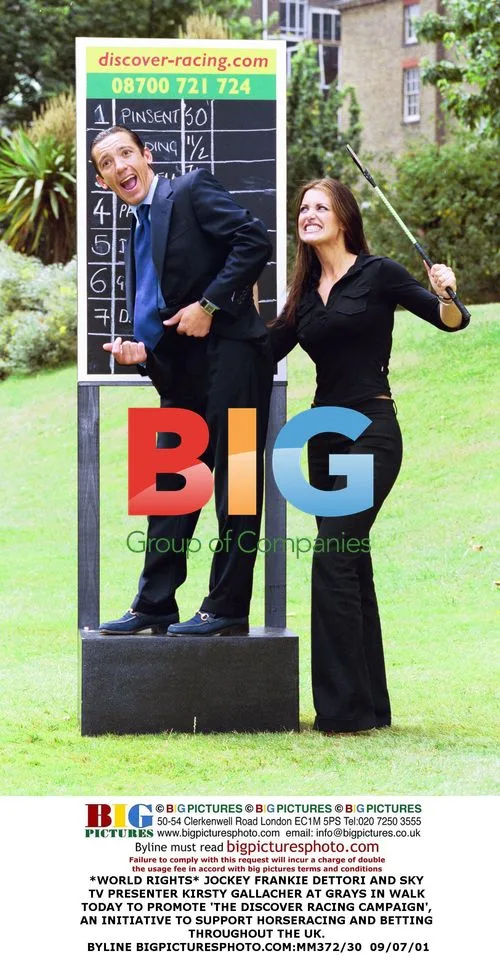 Frankie Dettori and Kirsty Gallacher promote 'Discover Racing'