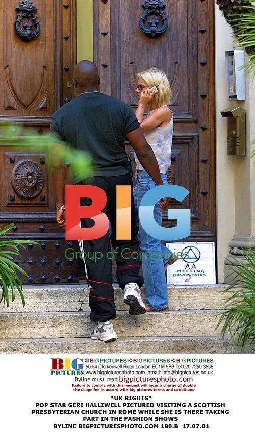 Geri Halliwell Visits Church in Rome
