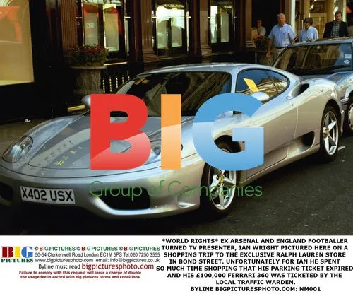Ian Wright's £100K Ferrari Ticketed
