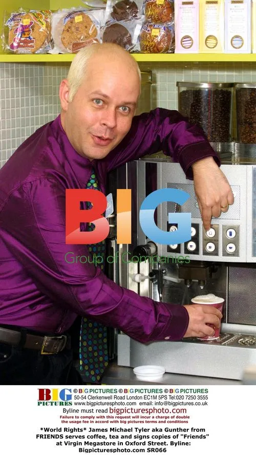 FRIENDS' Gunther Serves Coffee at Virgin Megastore