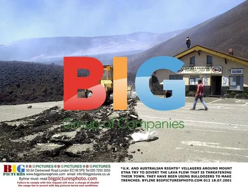 Villagers Divert Lava Flow Near Mount Etna