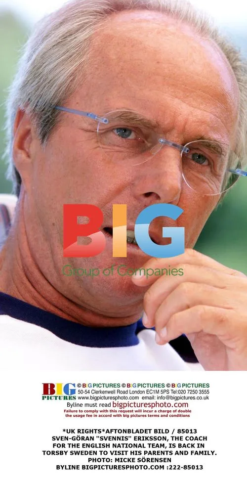 Sven-Gran "Svennis" Eriksson, English National Team Coach