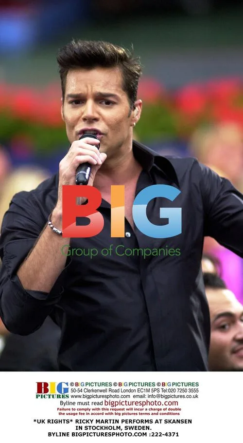 Ricky Martin Performs at Skansen in Stockholm