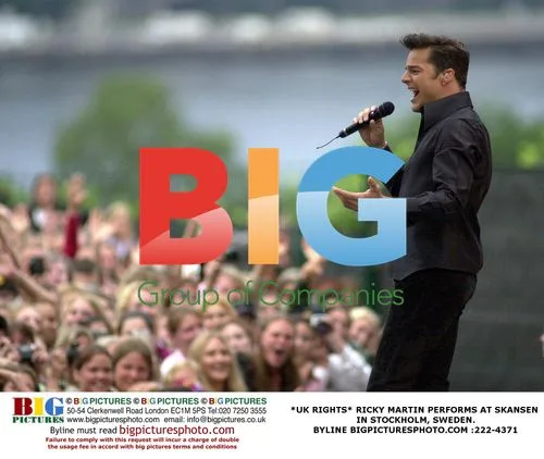 Ricky Martin Performs at Skansen in Stockholm