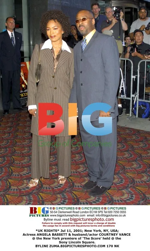 Angela Bassett & Courtney Vance at 'The Score' Premiere