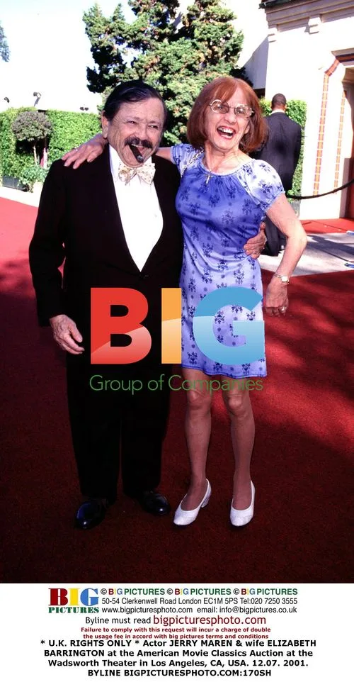 Jerry Maren & wife Elizabeth at AMC Auction