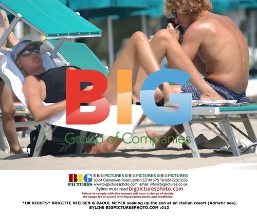 Brigitte Nielsen & Raoul Meyer at Italian resort