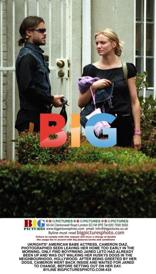 Cameron Diaz Leaves Home with Jared Leto