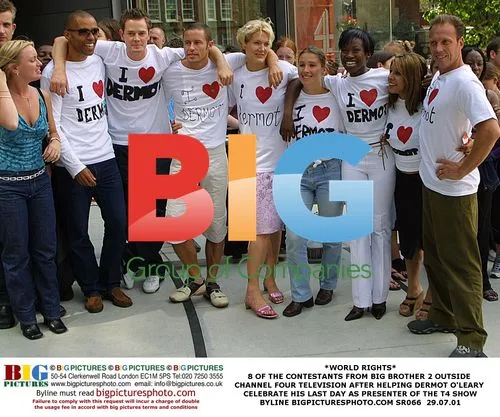 Big Brother 2 Contestants Outside Channel Four
