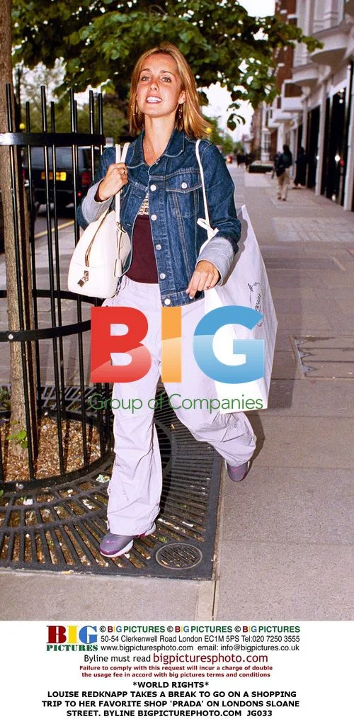 Louise Redknapp shopping in London