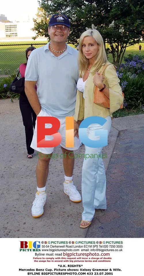 Kelsey Grammar & Wife at Mercedes Benz Cup