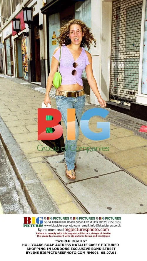 Hollyoaks Actress Natalie Casey Shopping in London