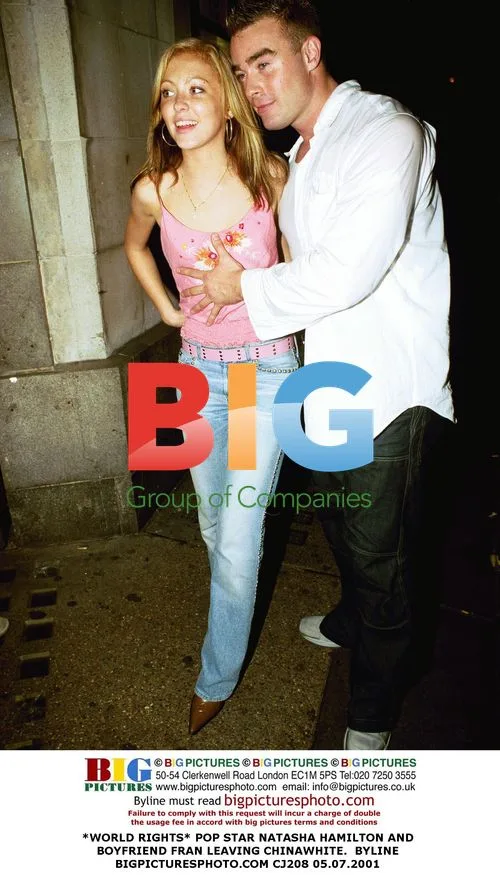 Natasha Hamilton and boyfriend Fran