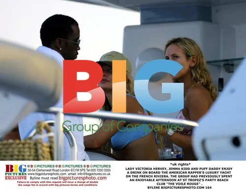 Lady Victoria Hervey, Jemma Kidd and Puff Daddy