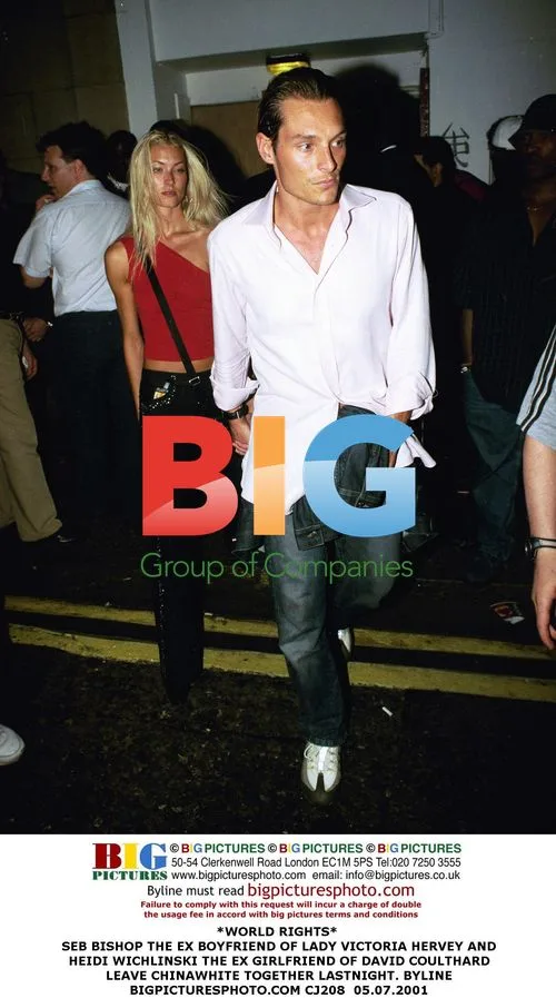 SEB BISHOP and HEIDI WICHLINSKI leave Chinawhite