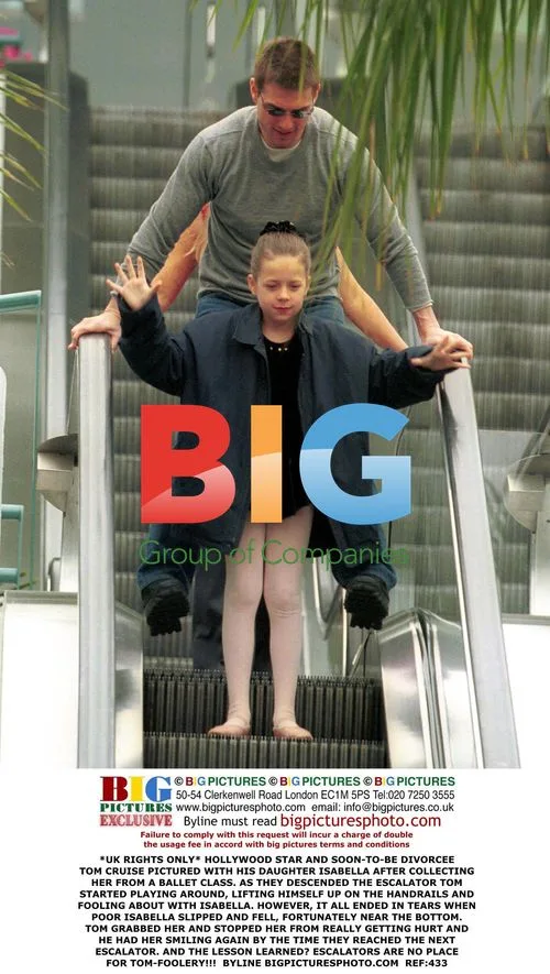 Tom Cruise with daughter Isabella after ballet class