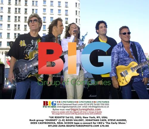 JOURNEY band members tape concert for TV