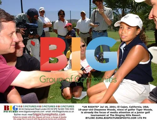 Cheyenne Woods at Junior Golf Tournament