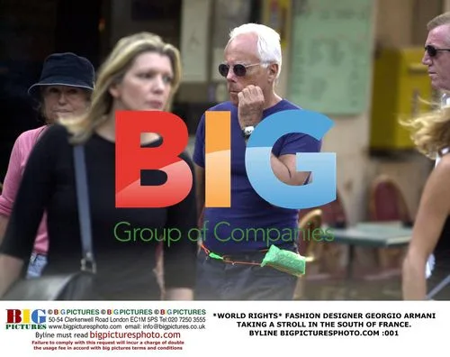 Georgio Armani Strolling in South of France